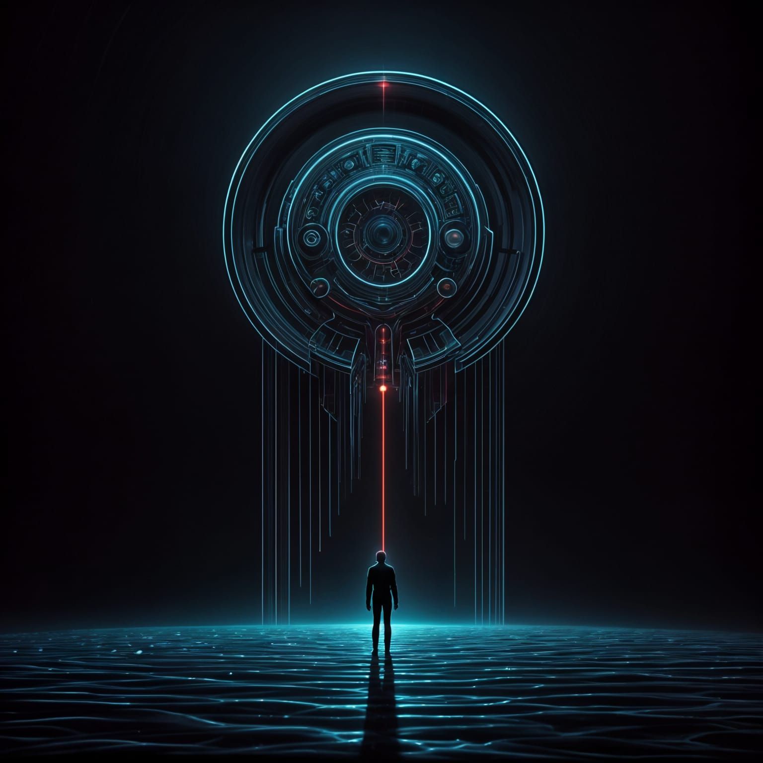 Abstract Infinite Void Landscape