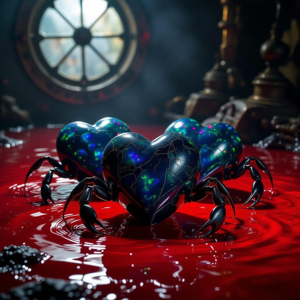 Opal Hearts and Scorpion Tails in Dark Fantasy