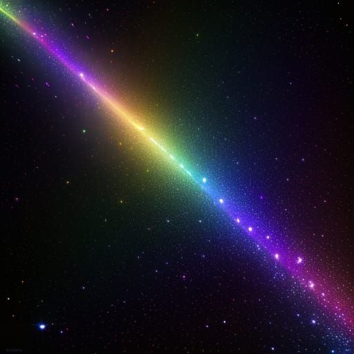 Prism Refracts Light Into Rainbow, Macro Photography