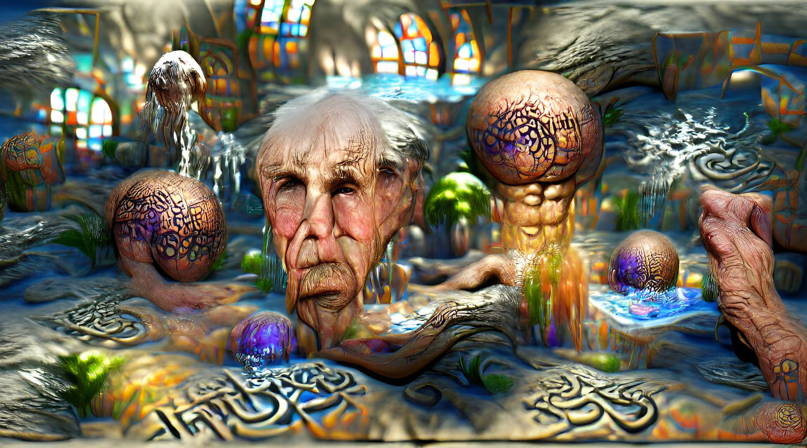 Fountain of Youth: 3D Shaded Transformation