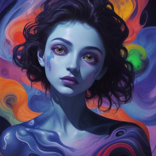 Surreal Child Transformation in a Dreamlike Style