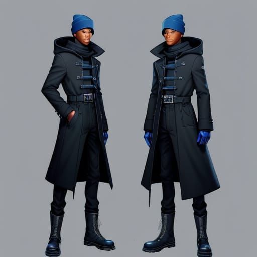 Teen Boy with Blue Energy, Concept Art
