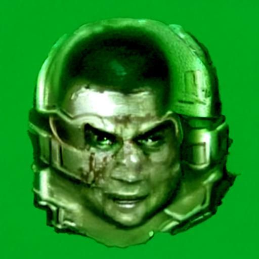 Doomguy Digital Rendering