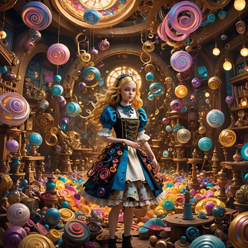 Alice, Eurodolls Creator, in Mystical Workshop