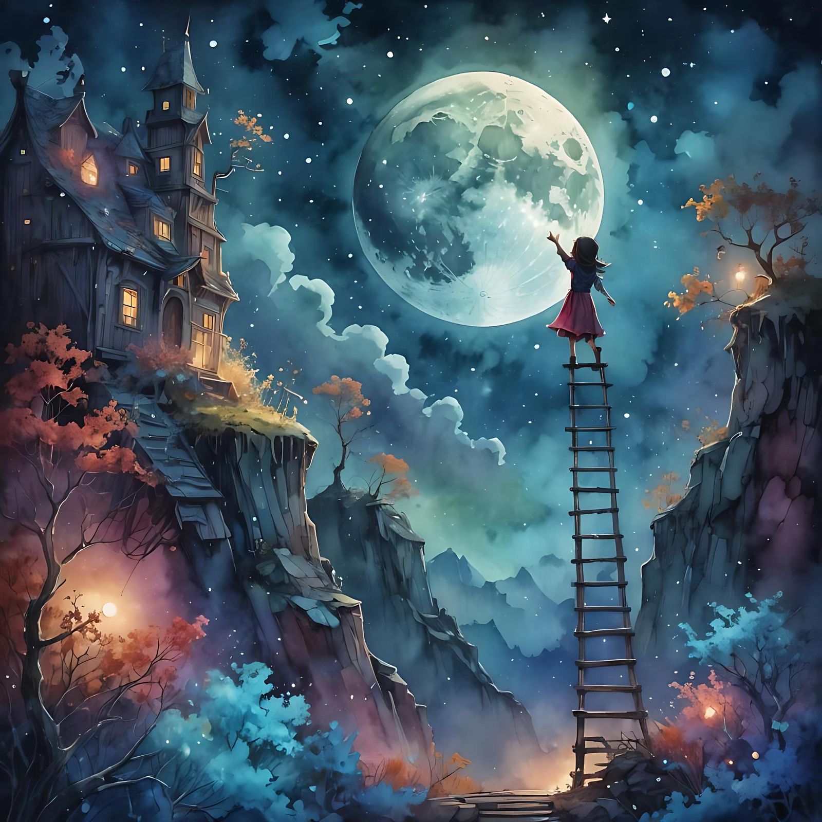 reaching for the moon