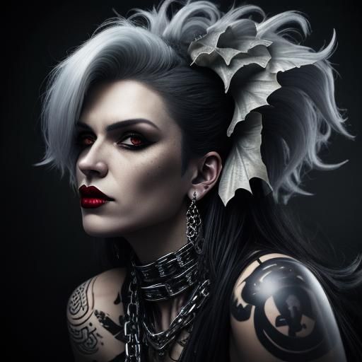 hells bells, a sweet angel pure pure vampire angel wearing c...