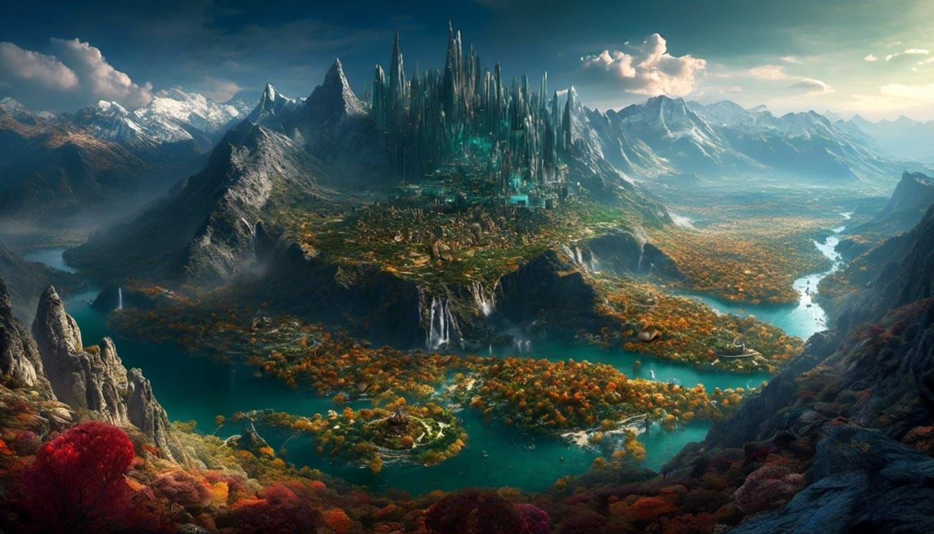 <lora:Fantasy :1.0> elven kingdom