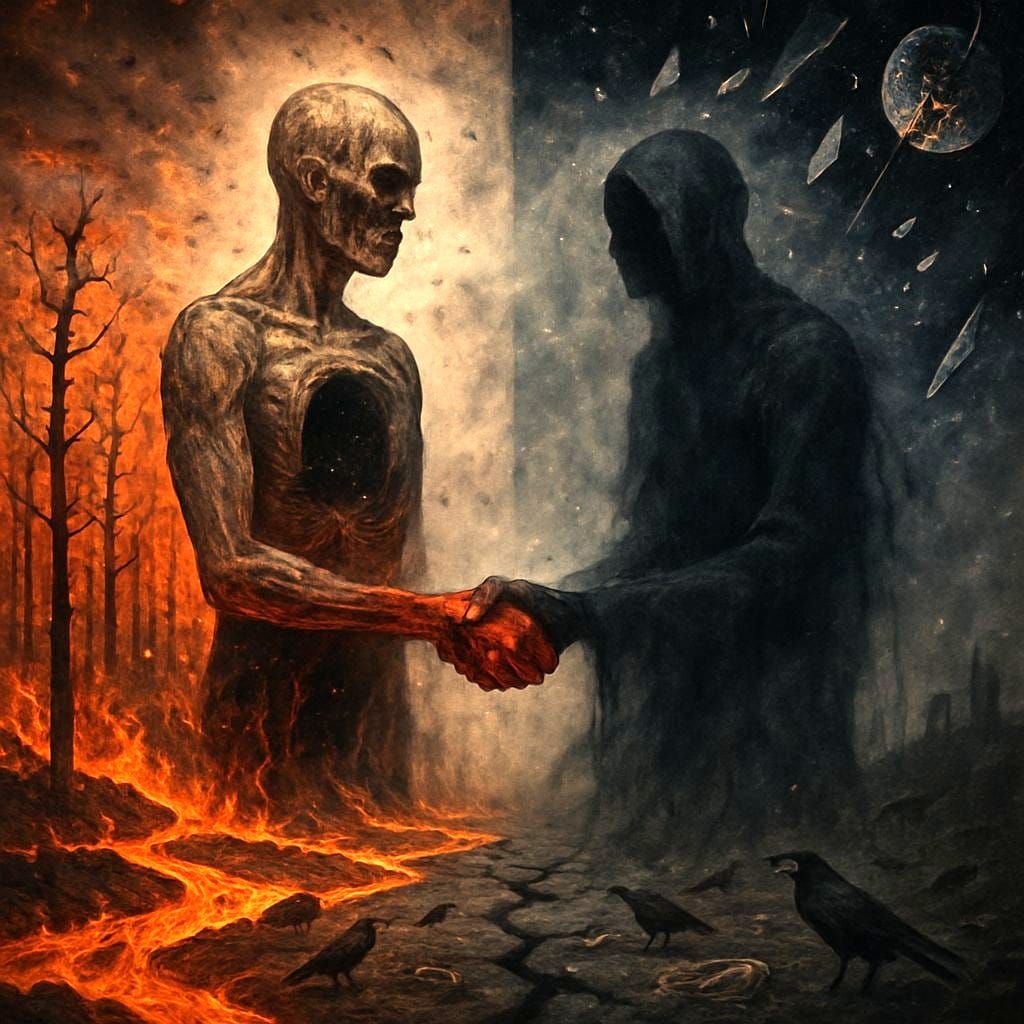 Shaking hands with death, a means of fallacy
