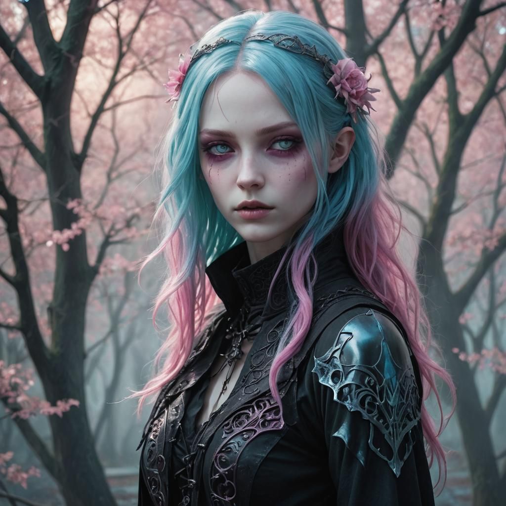 Gothic Rogue in Mystical Shadows