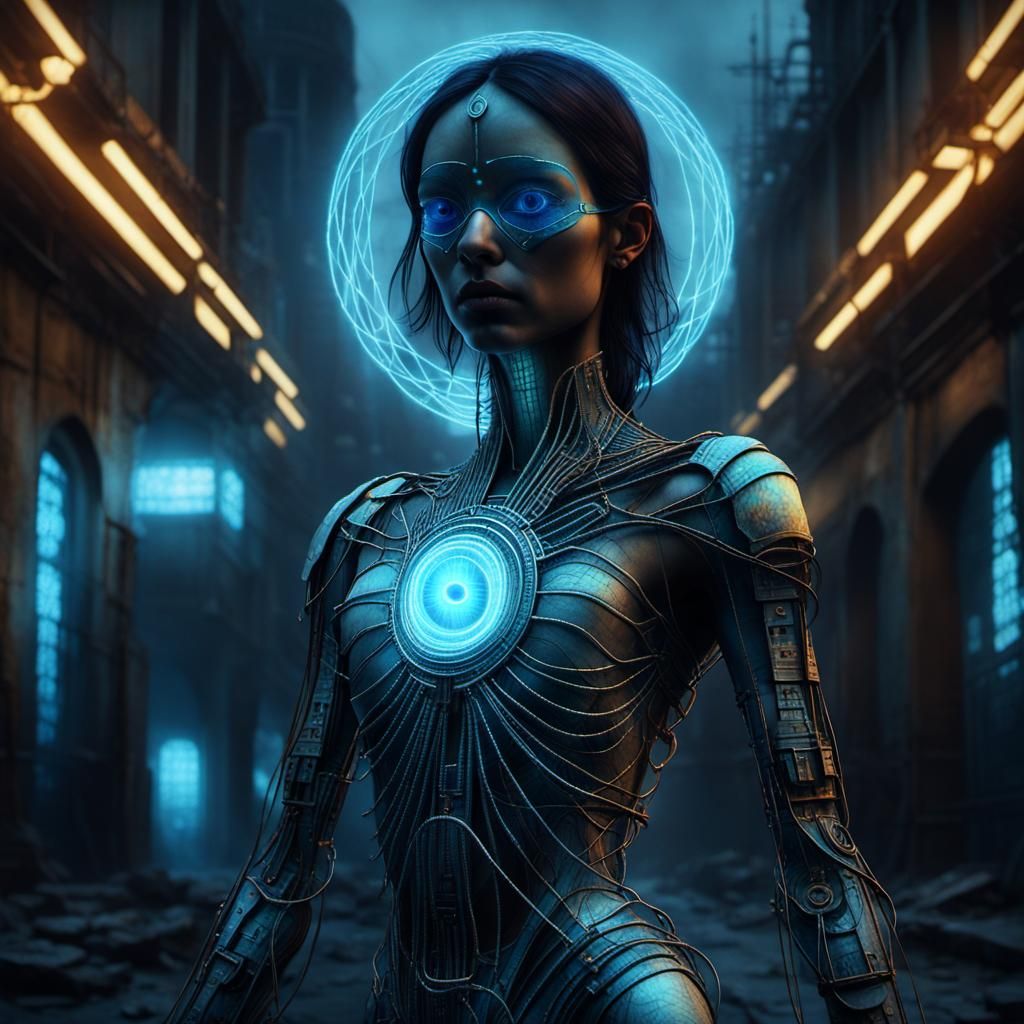 Nova's Tightrope Walk: Fantasy Concept Art