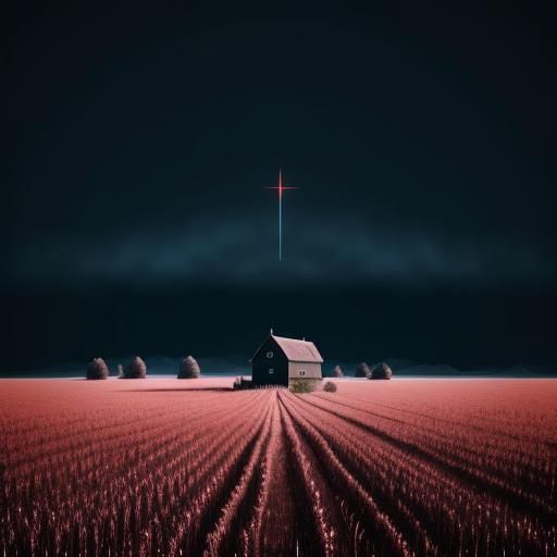 House in a Creepy Cornfield