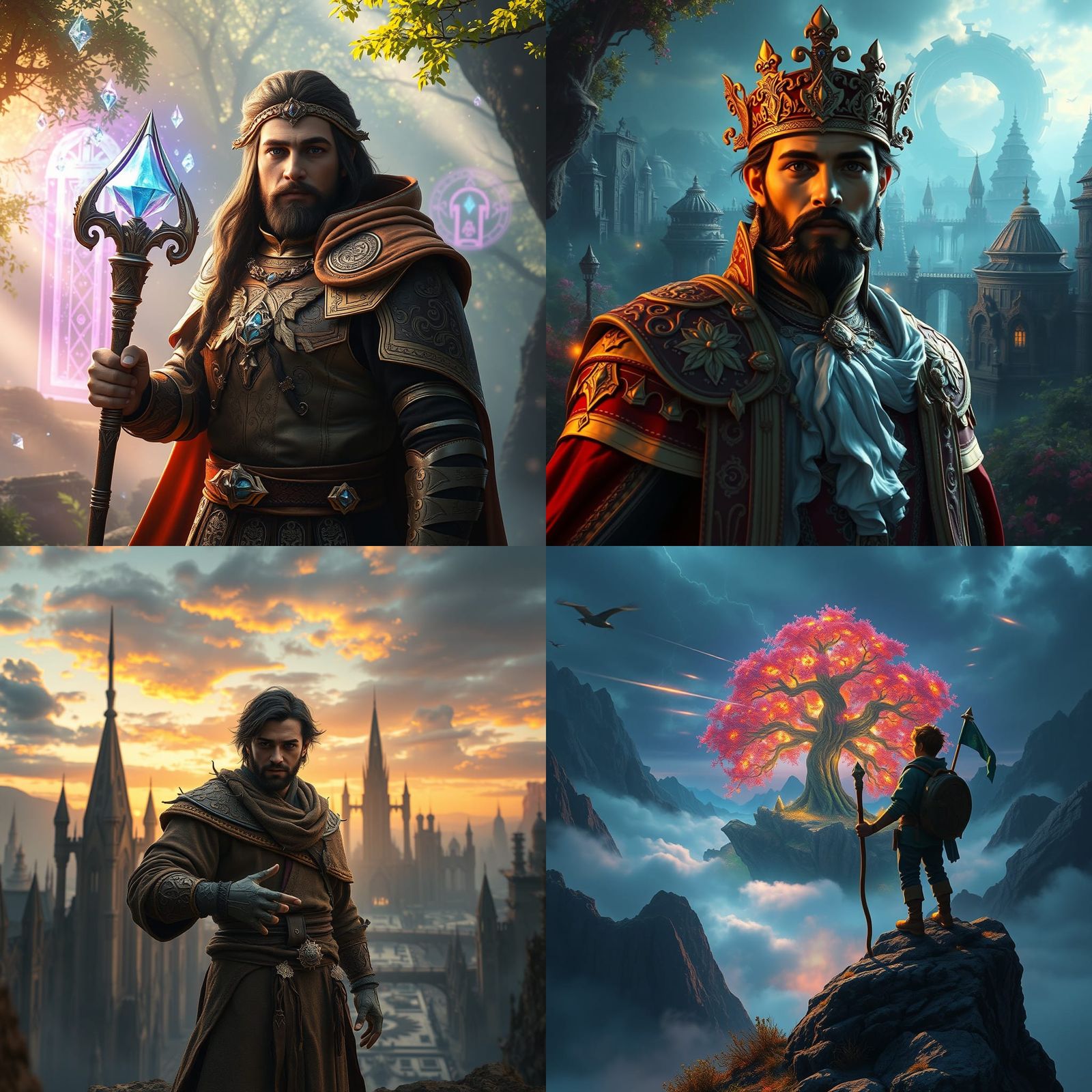 Detailed Matte Painting of Samuel Antony in 8K