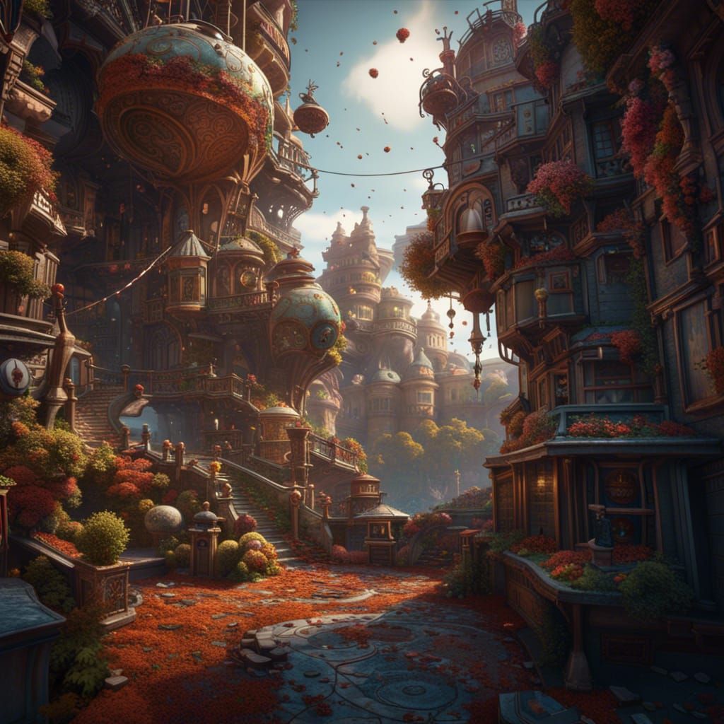 Fantastical Mindscape: Sunday Morning Concept Art