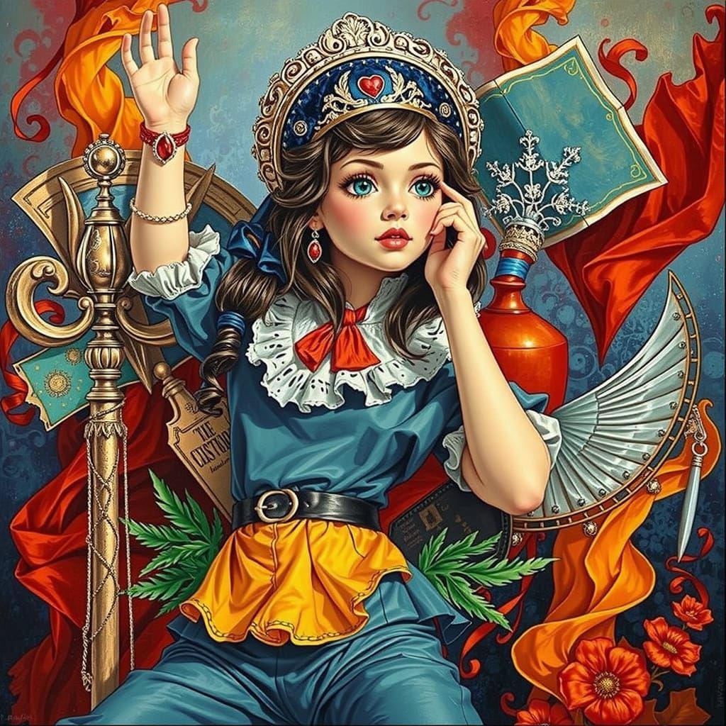 Exploring Shades of Red: A Digital Art Piece