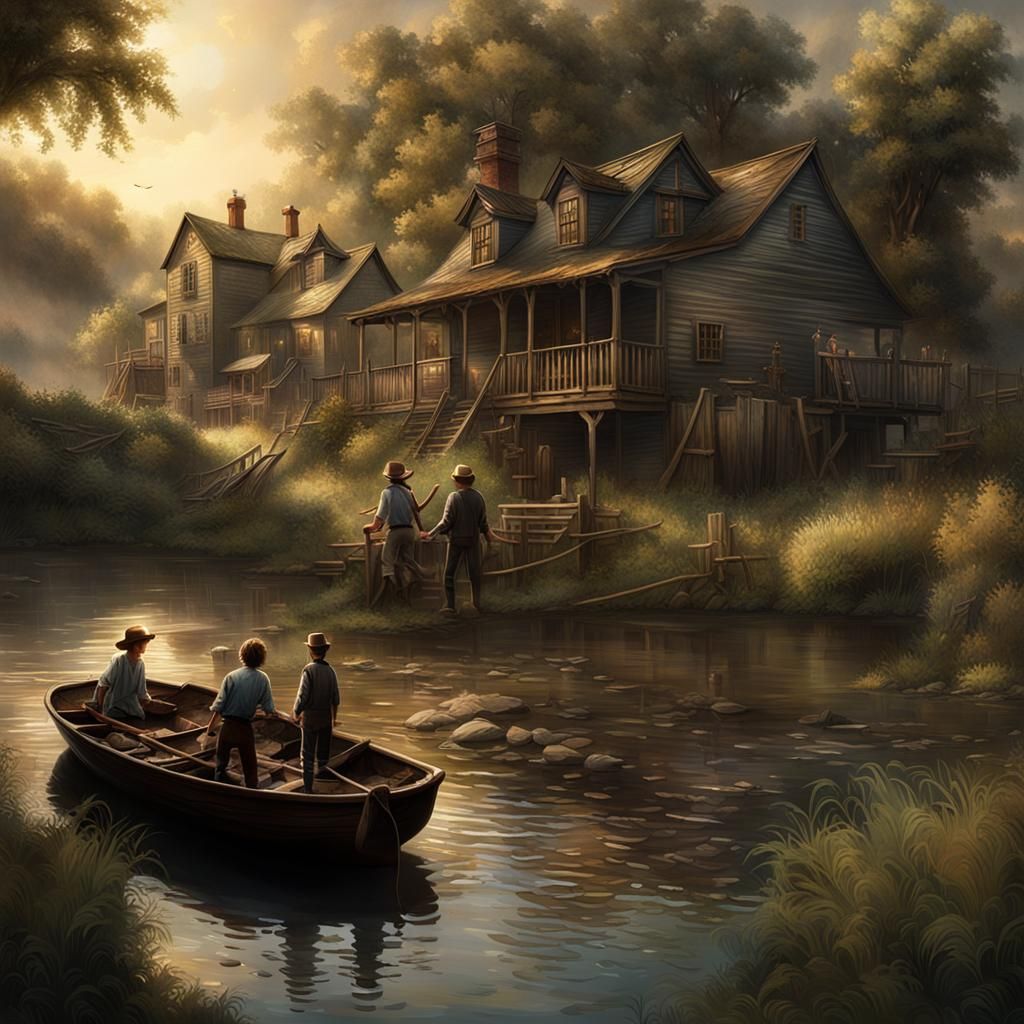 Tom Sawyer and Huck Finn Adventure