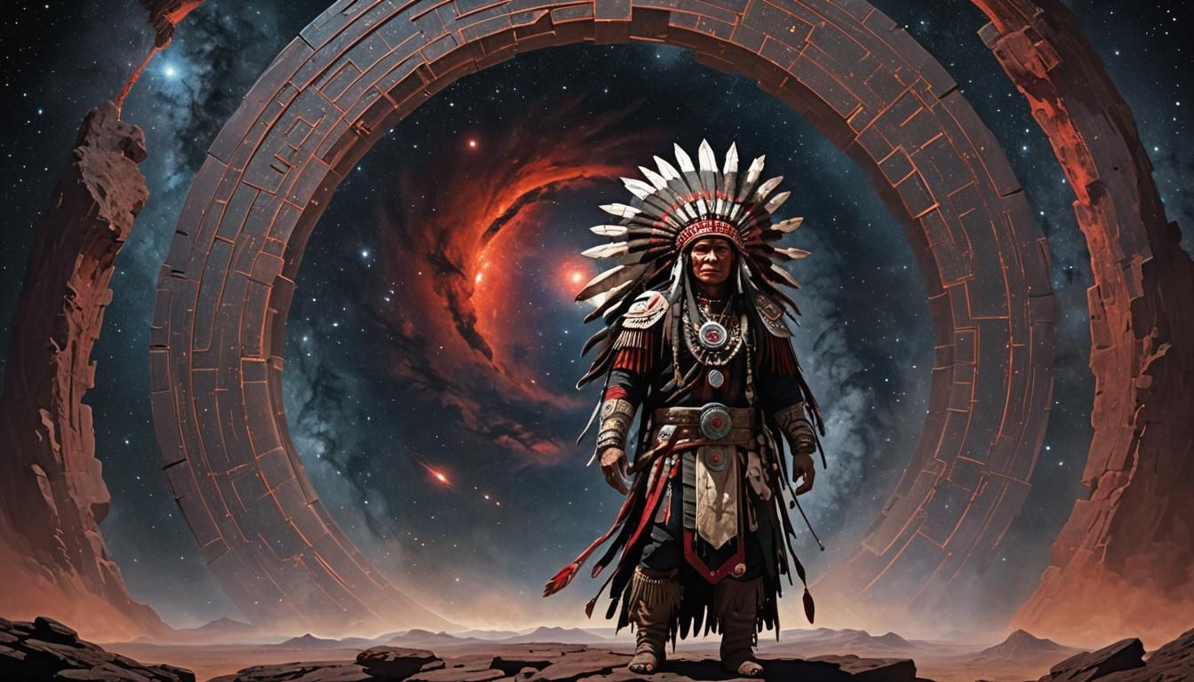 Native American Chief Defends Portal to Another Universe