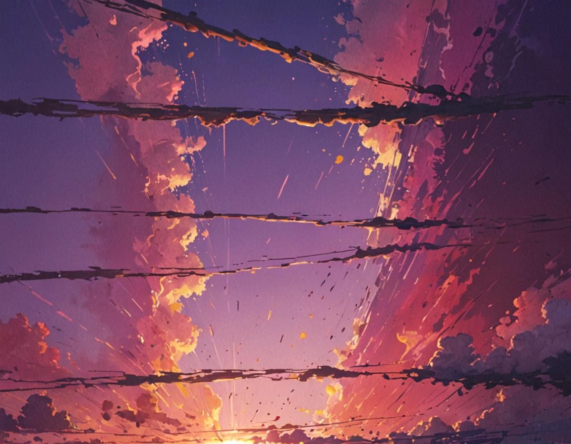 Hyperrealistic Sunset with Vivid Colors