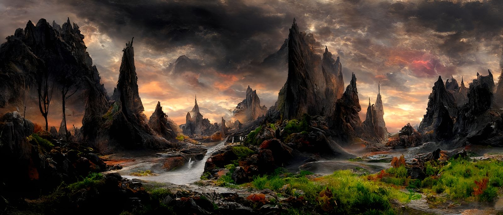 Hyperdetailed Realistic Fantasy Landscape