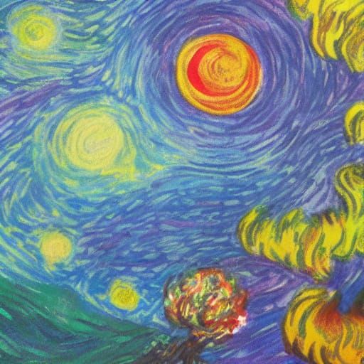 Vibrant Whimsical Sunlit Masterpiece in Watercolor Style