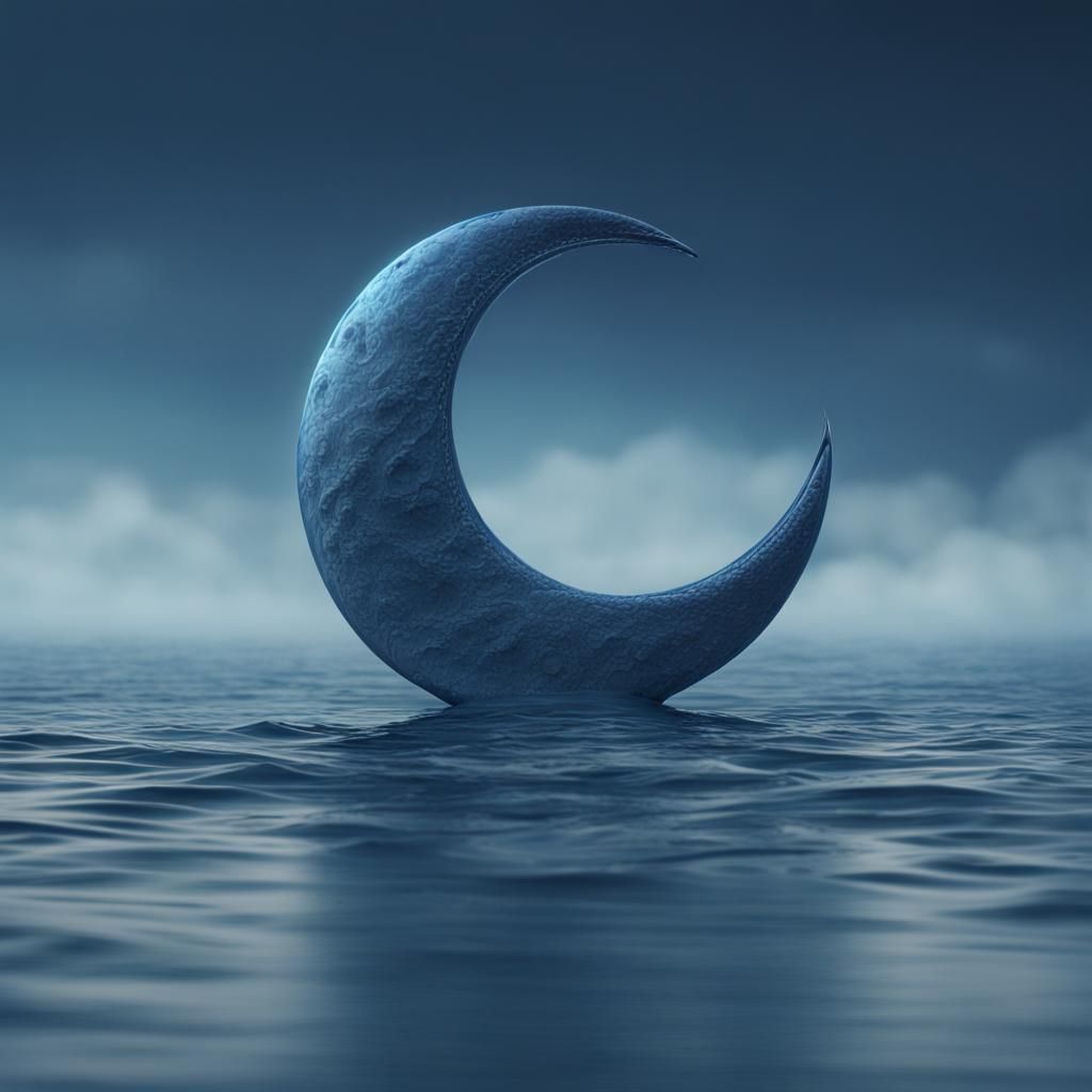 Floating moon 🌙