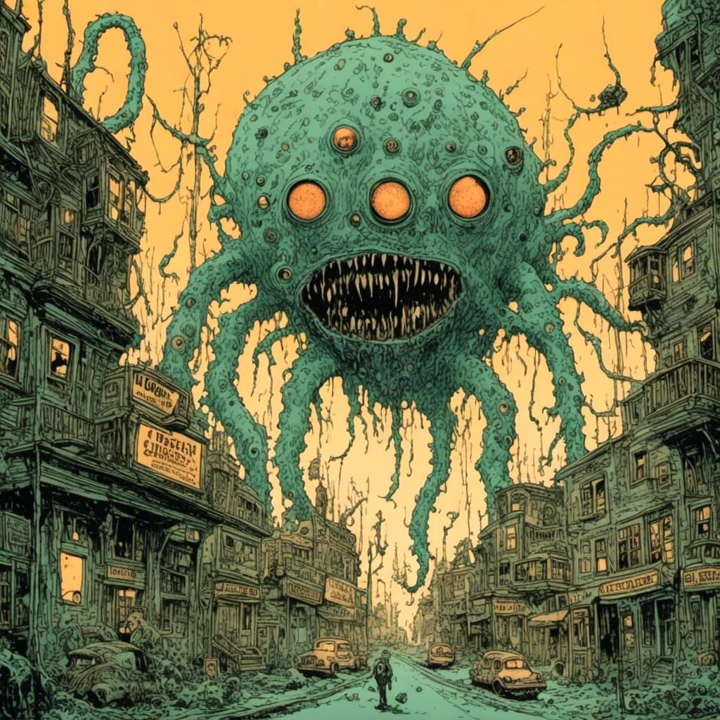 Detailed Monster Concept Art for TV