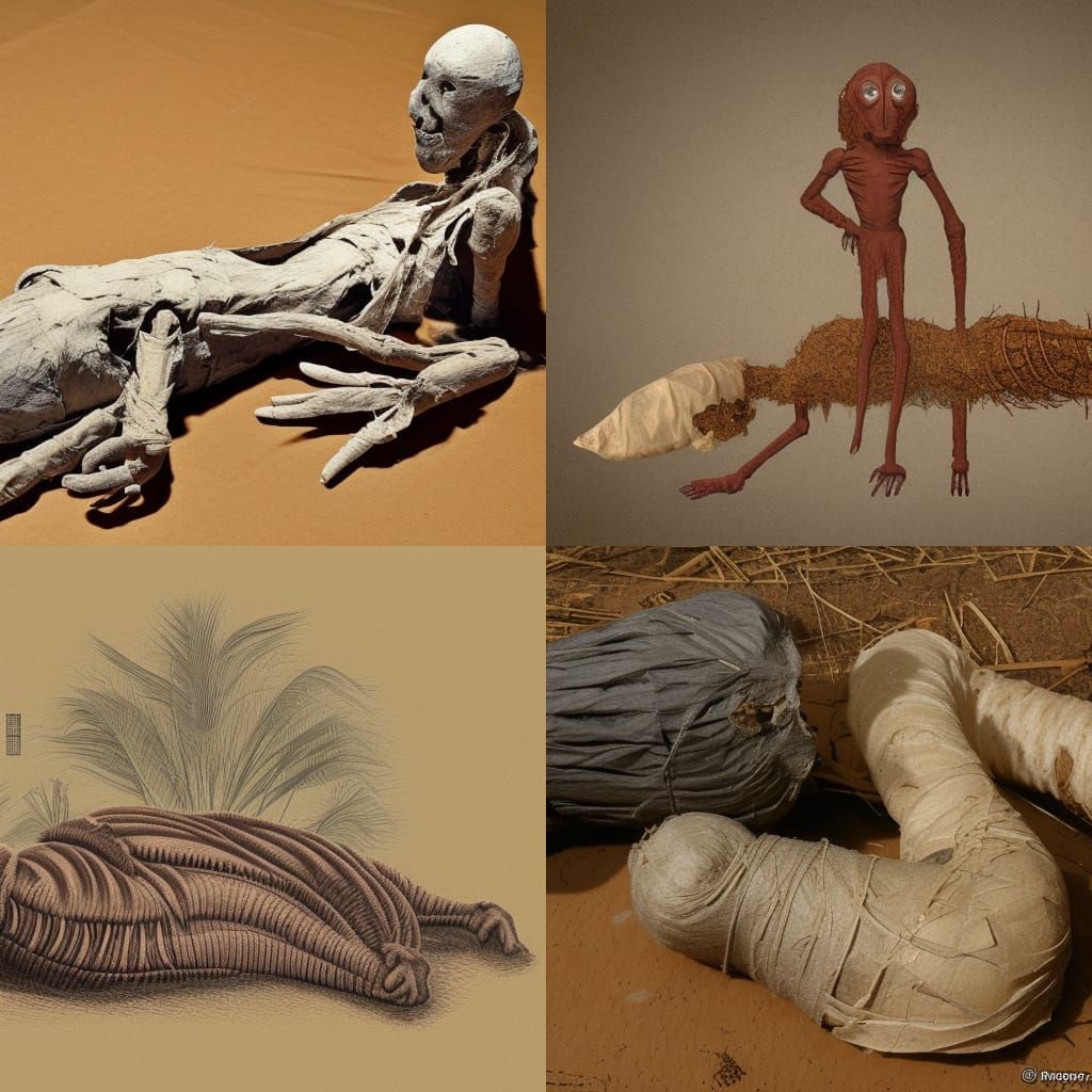 Mummification of an Eldritch Creature