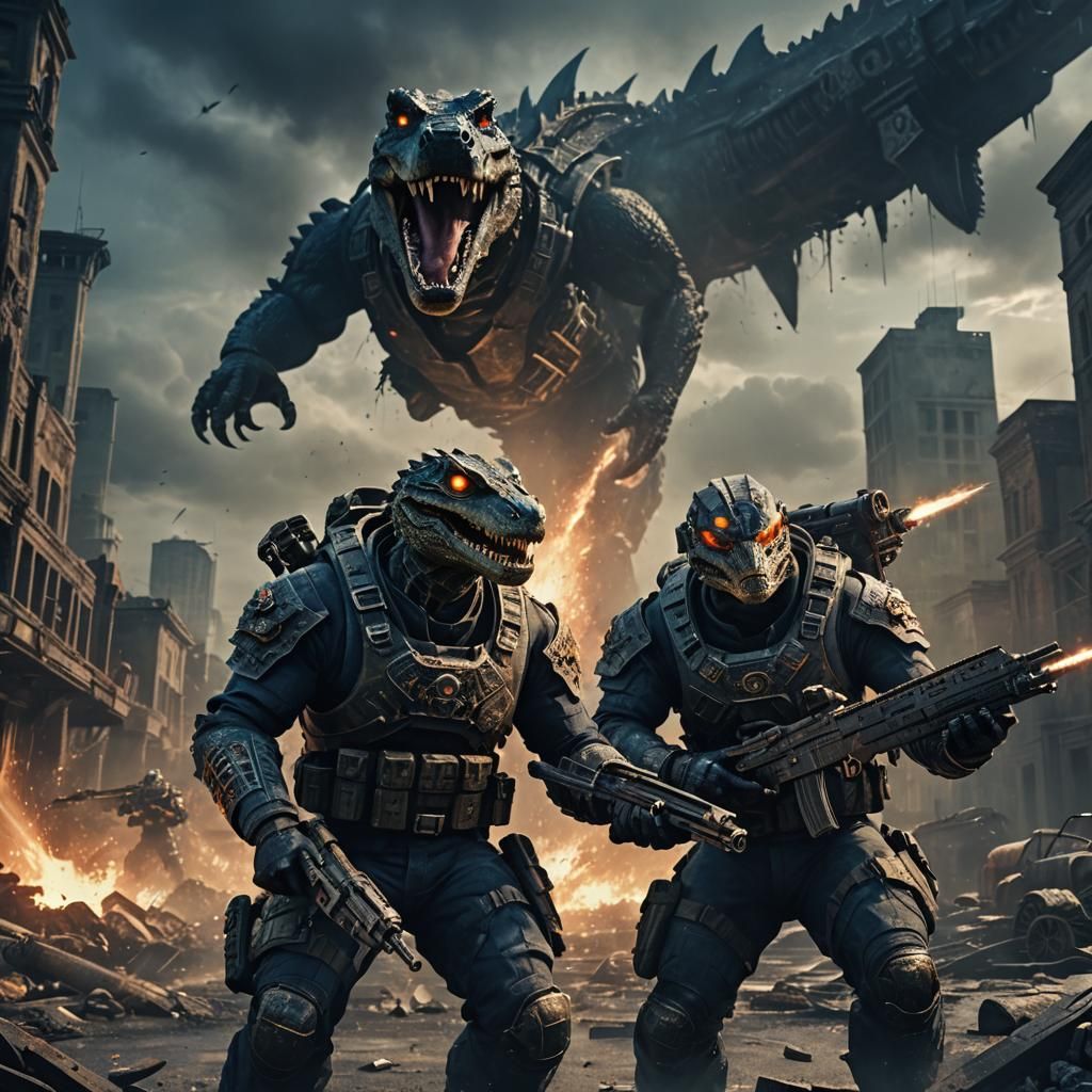 Elite Alligator General Invades War Zone