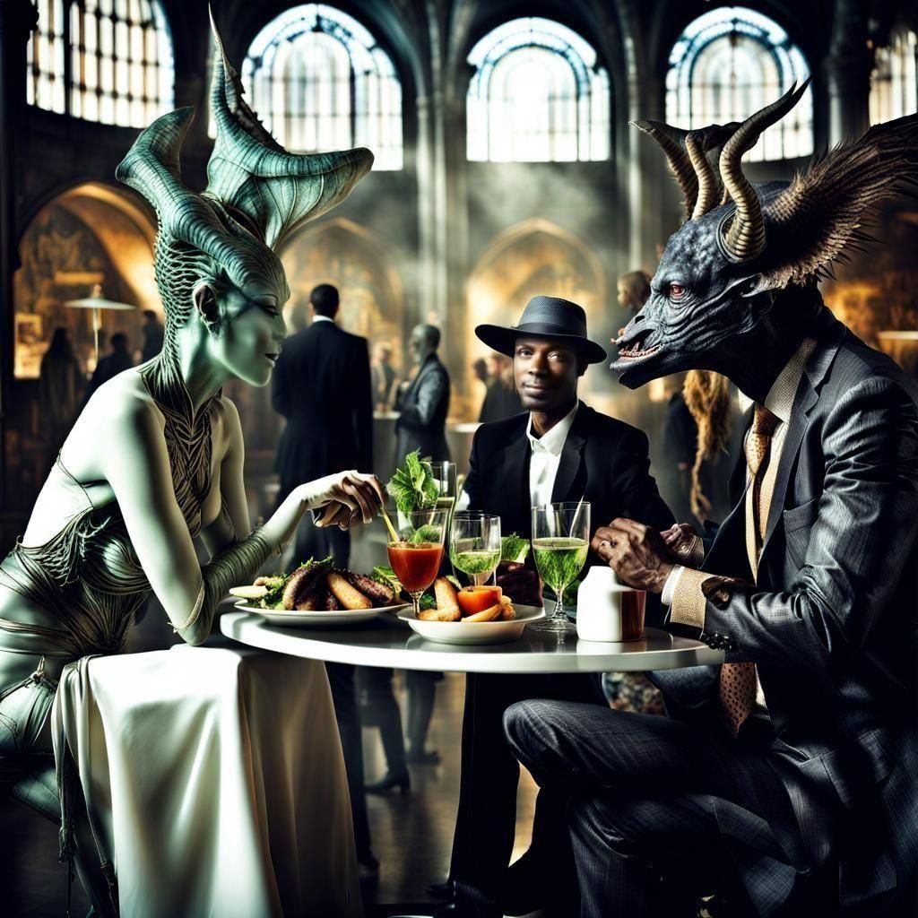 Cryptoterrestrial Gathering: A Hyperrealistic Alien City