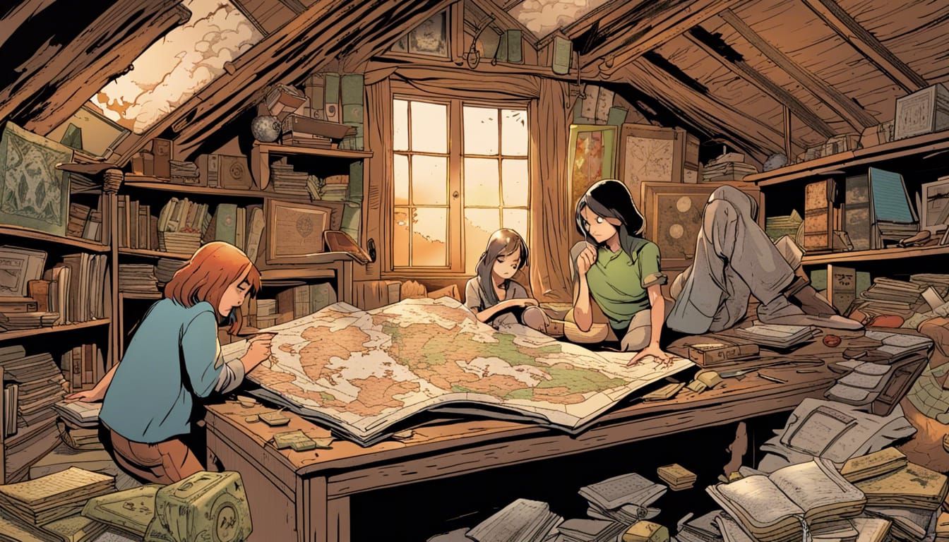 Bland of comic book art