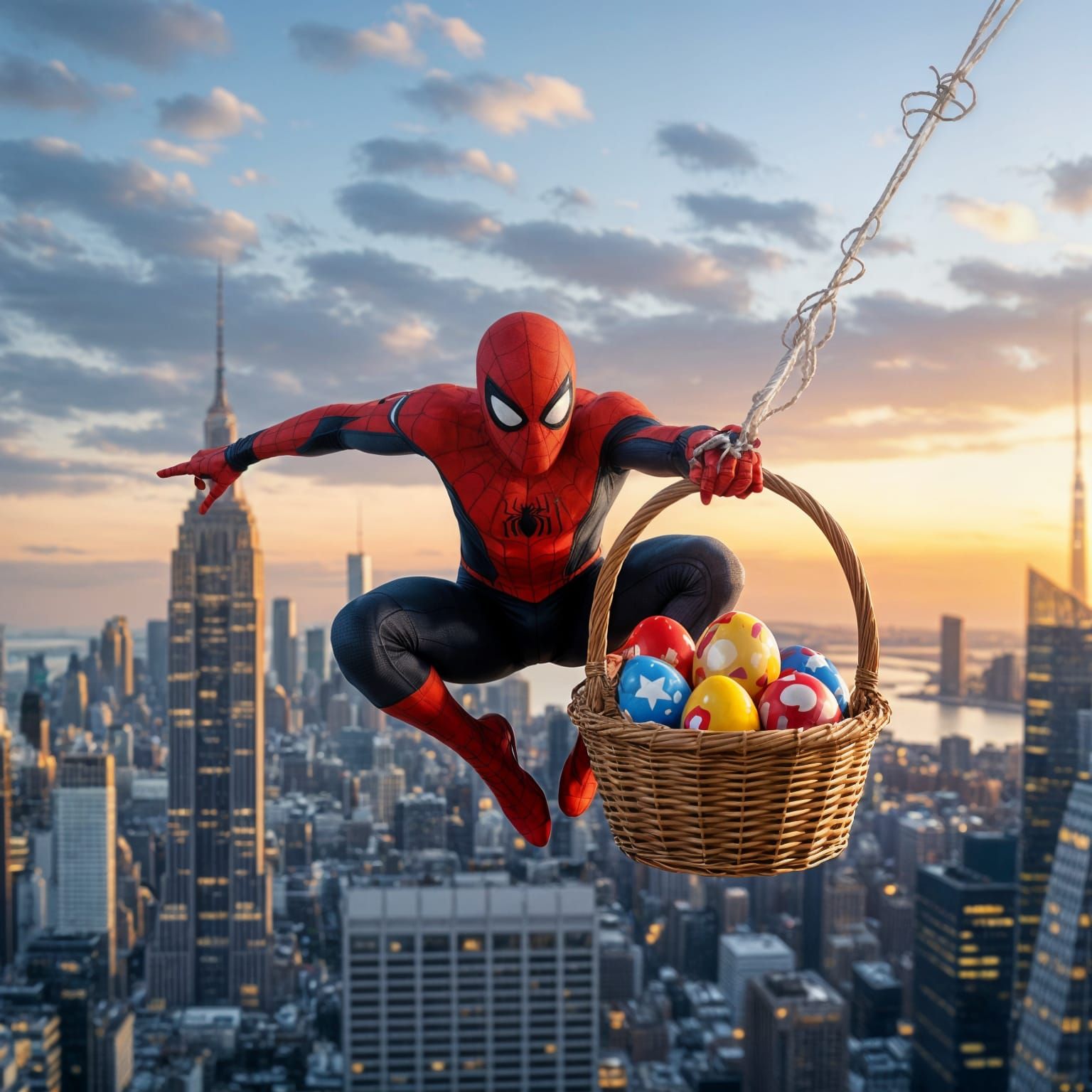 Spider-Man Celebrates Easter in Style