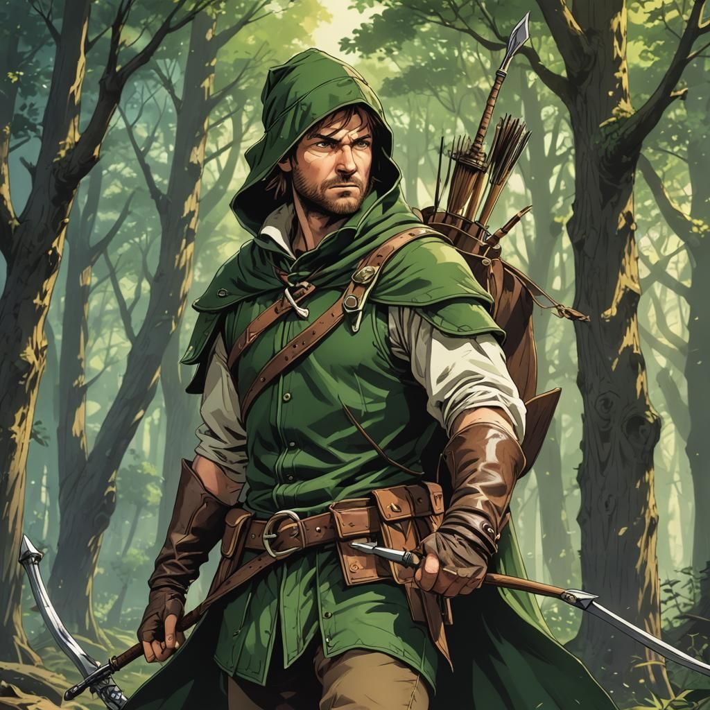 Robin Hood: Anime-Style Outlaw of Sherwood Forest
