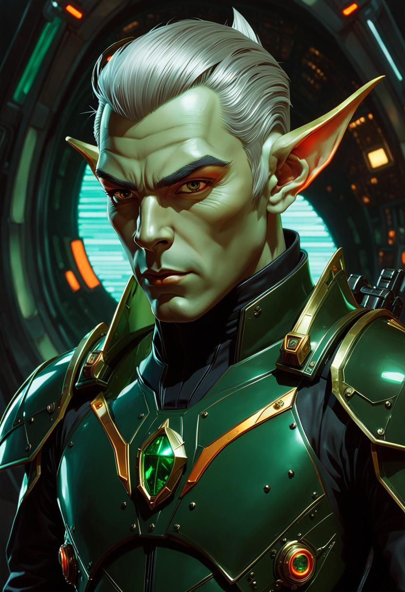 Green Goblin Pilot at Spaceship Console