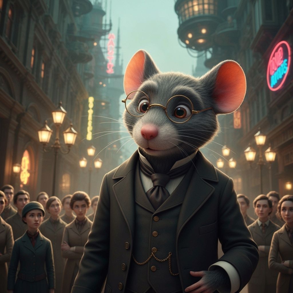 A Wise Mouse Teaches Natural Law in a Surreal Future