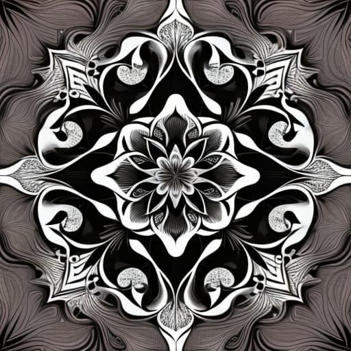 Vibrant Fractal Bloom in Abstract 3D Shading