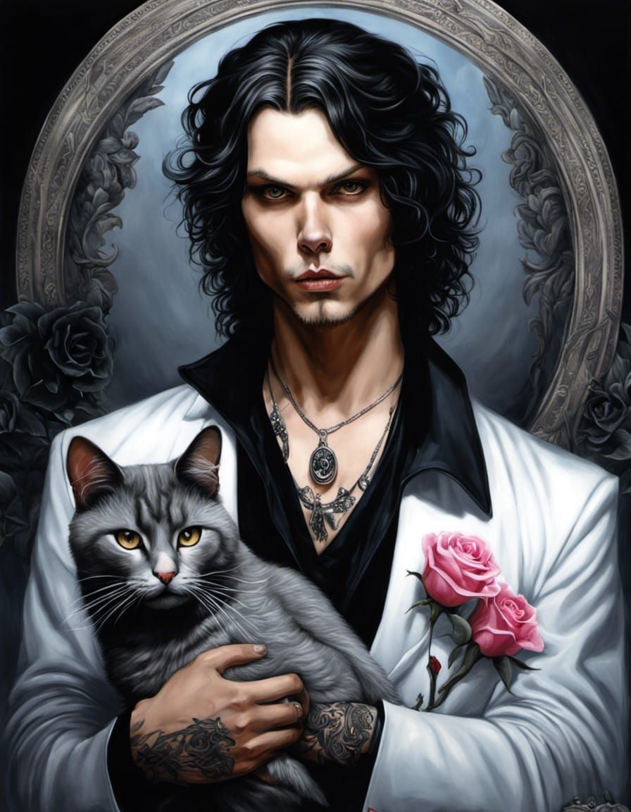 Ville Valo as Veterinarian: Digital Painting