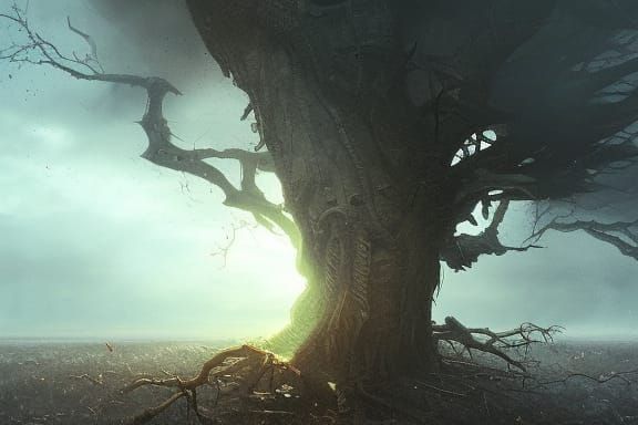 Tormented Tornado in Mind, Dark Fantasy Concept Art