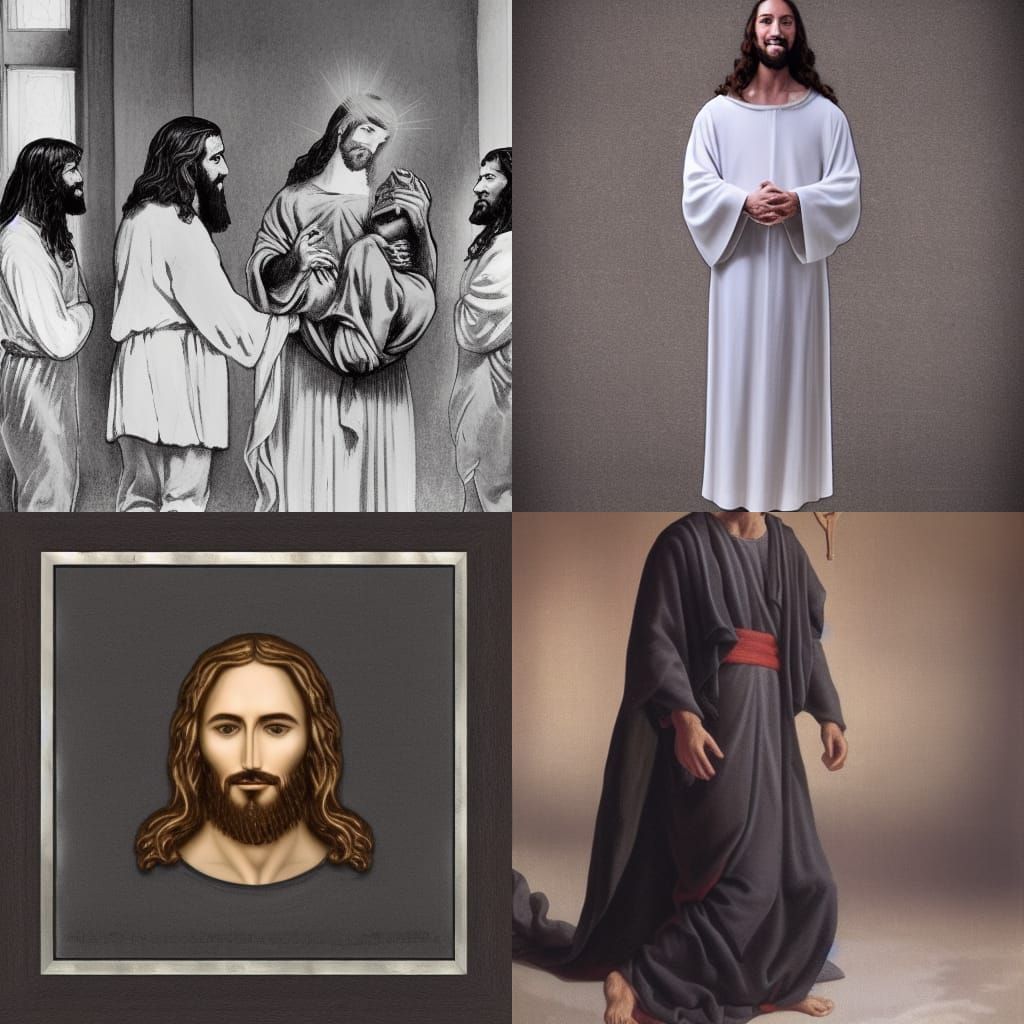 Iconic Depiction of Jesus Christ
