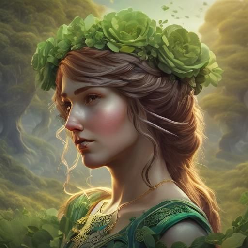 Library Portrait in Old Master Style