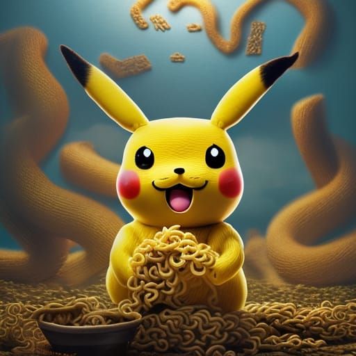 Pika ♥️ Noodles