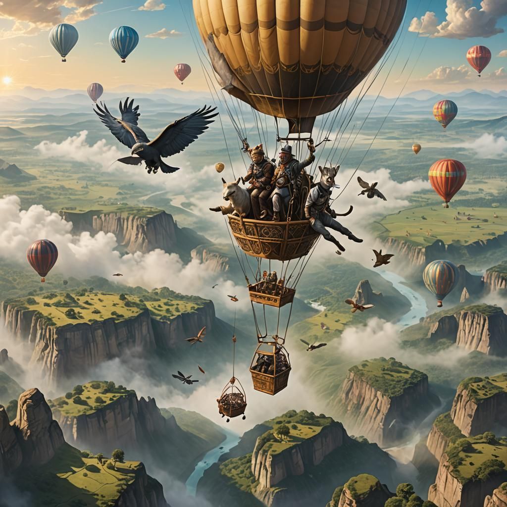 Hot Air Balloon Encounter with Spirit Guide