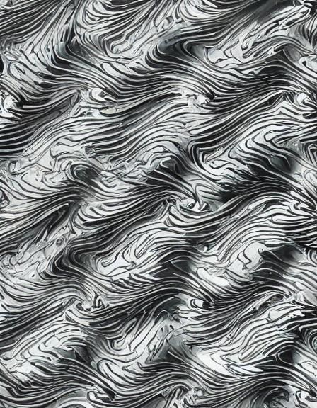 Psychedelic Chrome: Reflective Metallic Optical Illusion