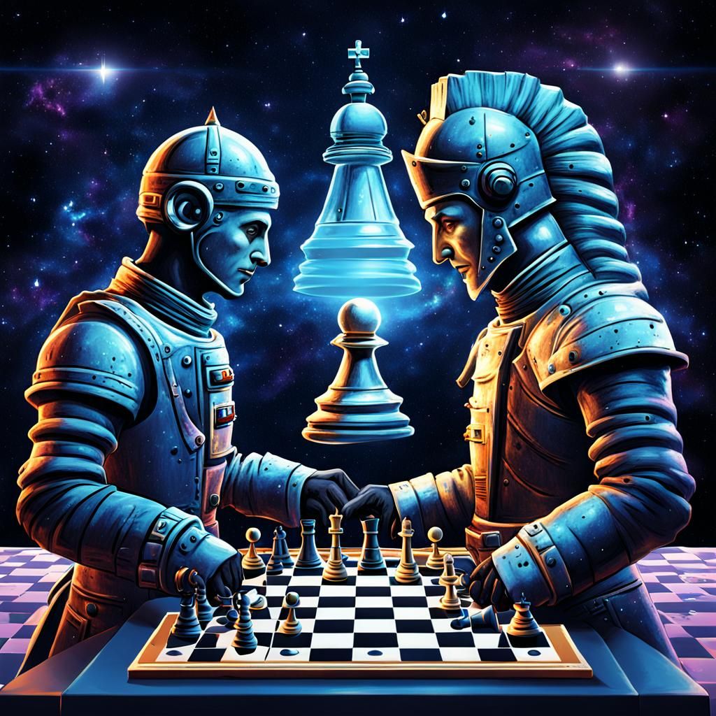 Futuristic Space Chess Game