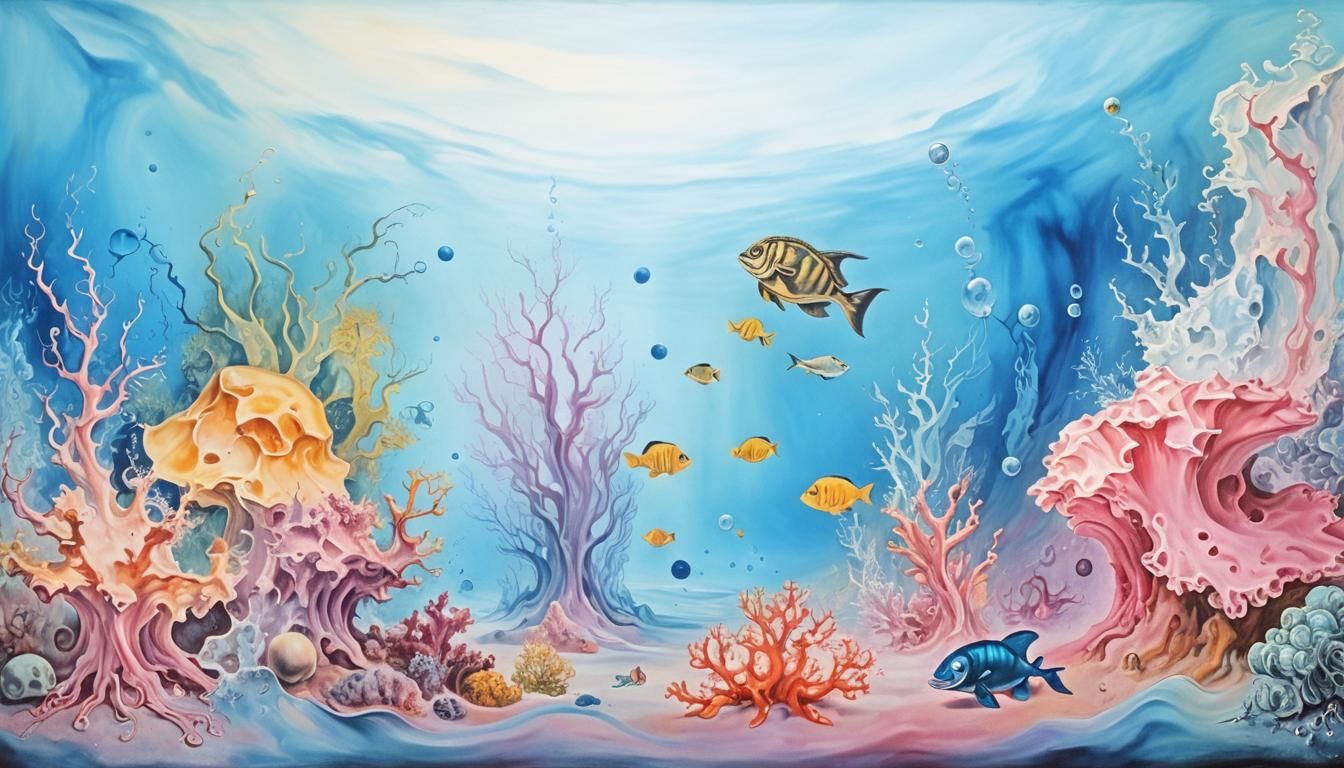 Surreal Underwater Sealife Inspired by Salvador Dali