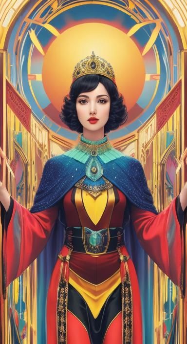 Colorful Art Deco Design in 4K