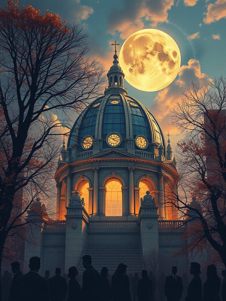 Within a Reflectigraphic Photoimpasto Living Dome