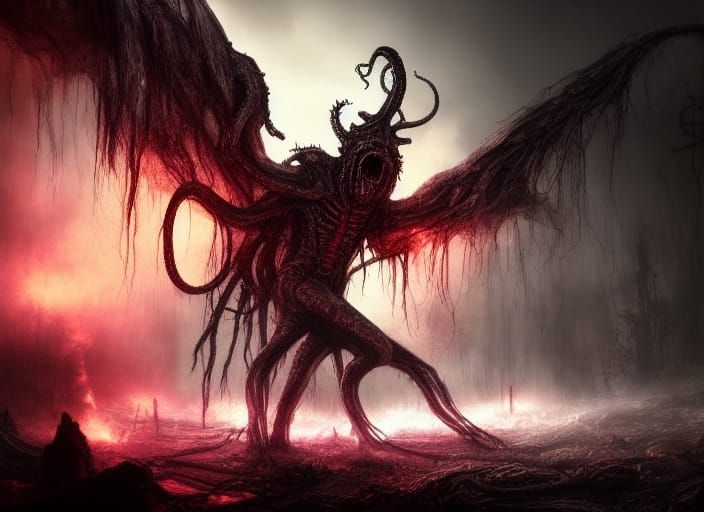 Post-Apocalyptic World Ruined by Lovecraftian God