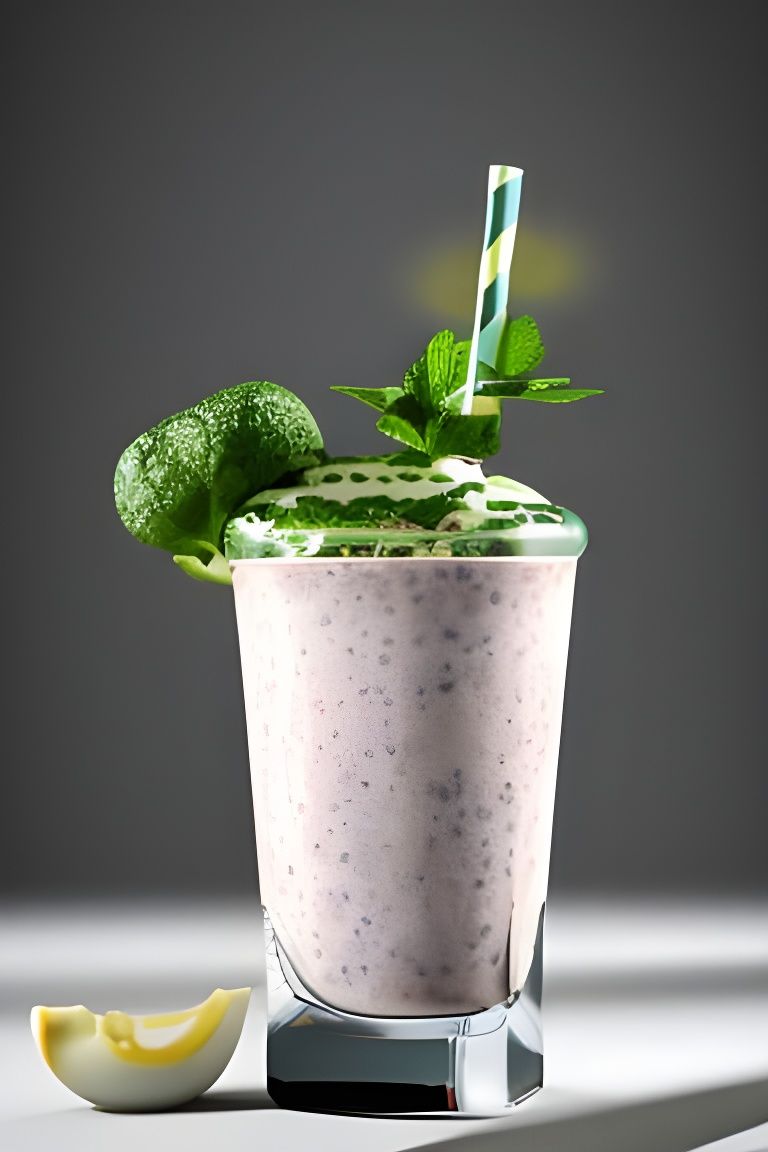 Cinematic Vegan Milkshake in 8K Resolution