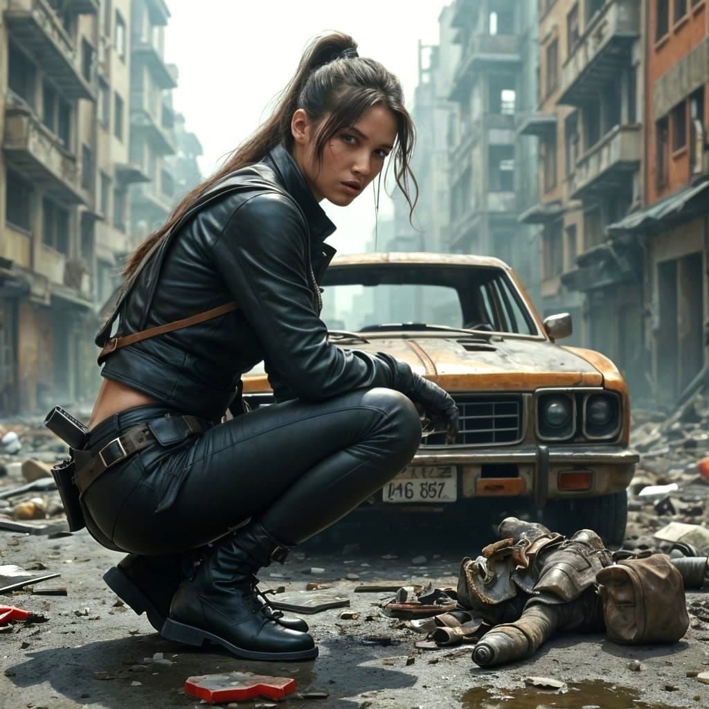 Post-apocalyptic images: Trying to find something useful