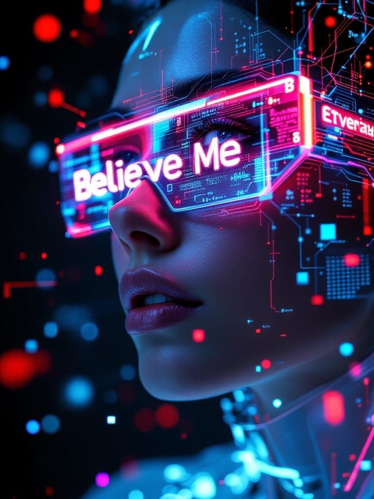 Glitch Fractal Fusion Revealing Reality's Code