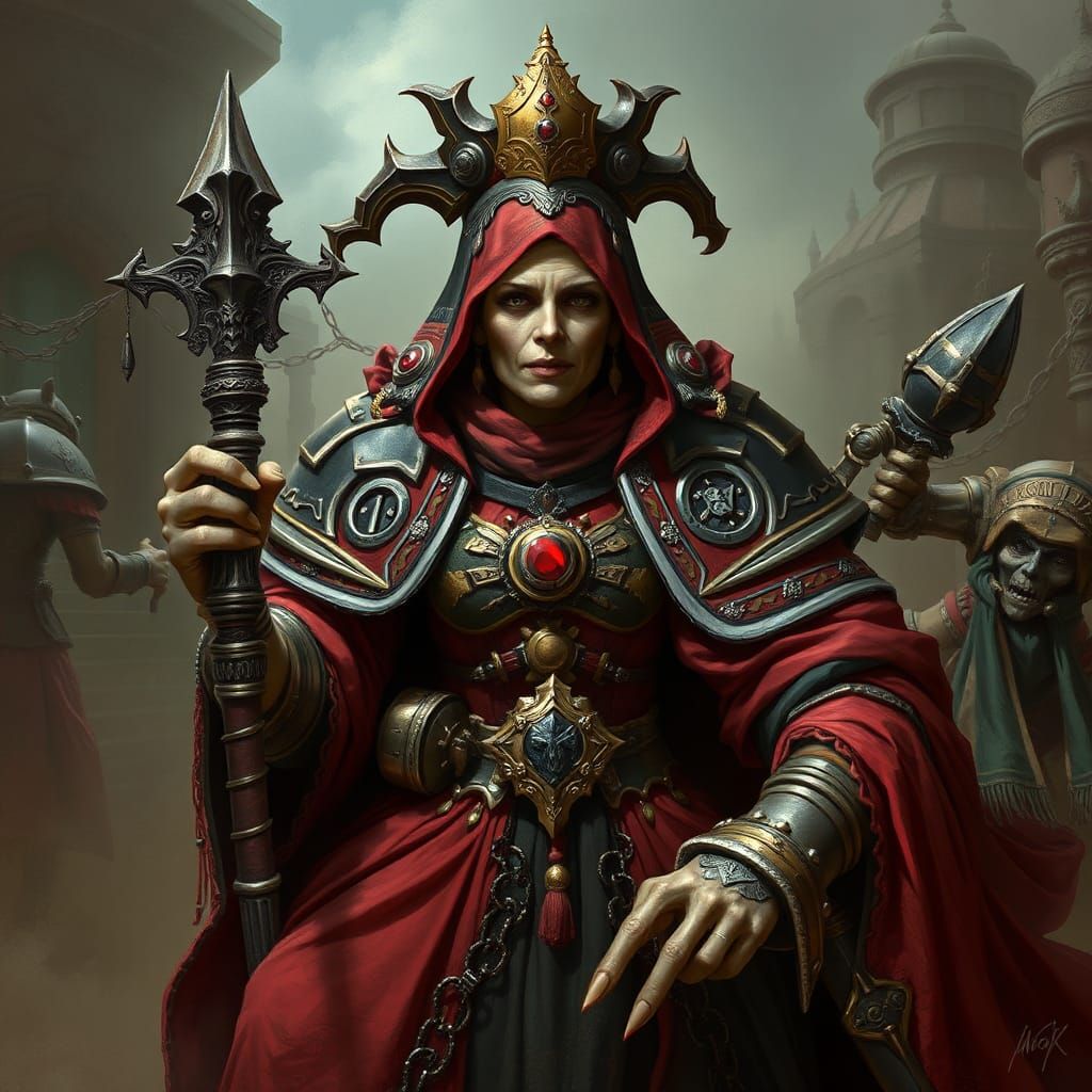 Warhammer 40K Grandmother: AI Interpretation